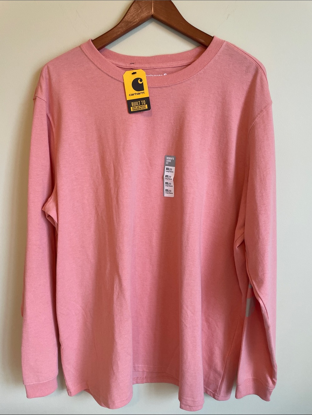 Carhartt Women’s Long Sleeve Tee in Peach 🍑